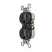 Pass and Seymour Receptacle Tamper-Resistant 15A 125V Back Wire CCA Black (3232TREXBK)