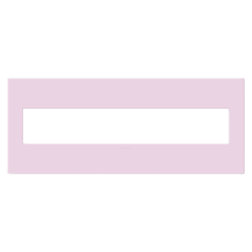 Pass and Seymour Adorne Screwless Wall Plate Painted Plastic 6-Gang Rosa (AWP6GRA)