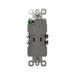 Pass and Seymour Radiant Tamper-Resistant Decorator Receptacle 20A 125V Self-Grounding Gray (885TR20SGRY)