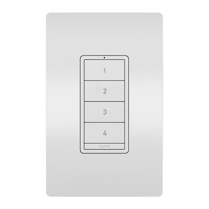 Pass and Seymour Radiant Netatmo Wired Smart Scene Controller White (WNRCB46WH)