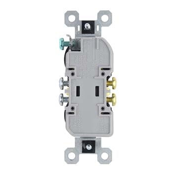Pass and Seymour Tamper-Resistant Duplex Receptacle 15A/125V Black (3232TRBK)