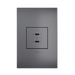 Pass and Seymour Adorne 65W USB Outlet Module Type C Magnesium (ARUSB65PDM4)