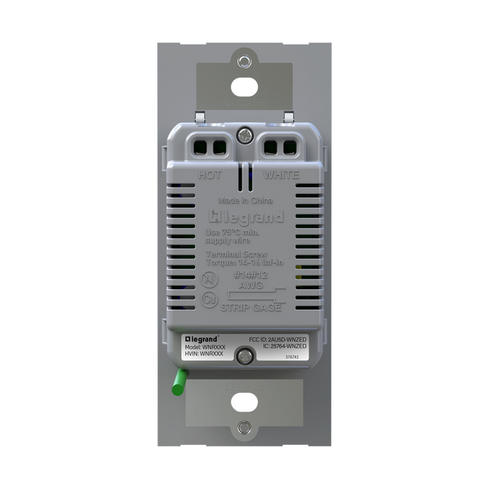 Pass and Seymour Radiant Netatmo Wired Wake/Sleep Smart Switch White (WNRL44WH)