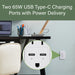 Pass and Seymour Radiant 65W Power Delivery USB Outlet Tamper-Resistant Duplex 15A White (R26USBPD65W)