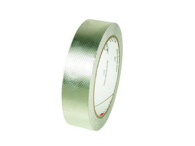 3M - 49501 Embossed Tin-Plated Copper Foil Emi Shielding Tape 1345 1 Inch X 18 Yard 3 Inch Paper Core (7100136952)