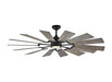 Generation Lighting Prairie 62 Inch LED Ceiling Fan Aged Pewter Finish (14PRR62AGPD)