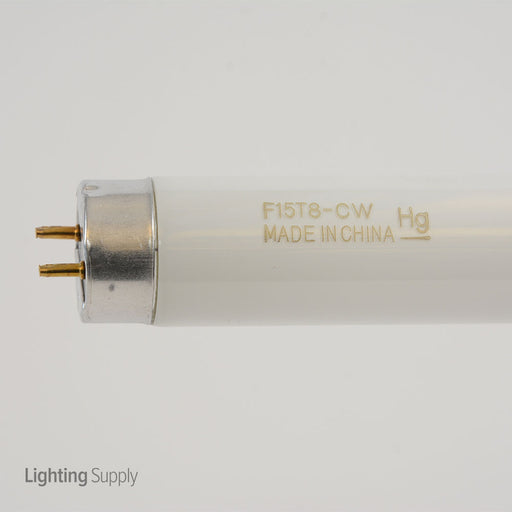 Standard 15W 18 Inch T8 4100K 830Lm Fluorescent Bulb (F15T8CW)