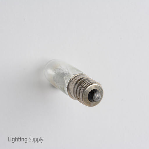 Standard 15W T4 Incandescent 130V Candelabra E12 Base Clear Tubular Bulb (15T4/130CS-L)