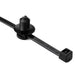HellermannTyton 2-Piece Cable Tie/Fir Tree Mount 8.0 Inch Long Mounting Hole Diameter .26 Inch-.28 Inch PA66HS Black 500 Per Package (150-31091)