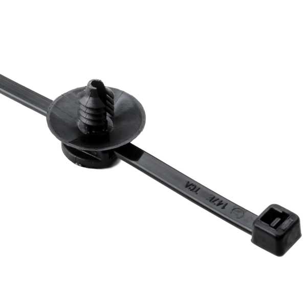 HellermannTyton 2-Piece Cable Tie/Fir Tree Mount 6.0 Inch Long .17 Inch 500 Per Package (150-55850)