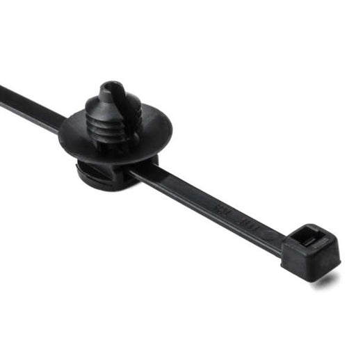 HellermannTyton 2-Piece Cable Tie/Fir Tree Mount 6.0 Inch Long .26 Inch 500 Per Package (150-77940)
