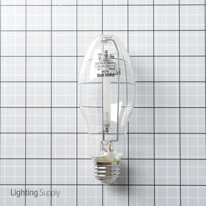 Philips 467316 SON 150W E26 BD54 CL SL/12 150W Clear S55/O Medium Base Open Rated BD17 High Pressure Sodium Bulb (928601147490)