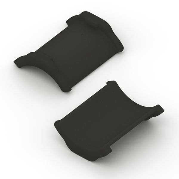 HellermannTyton Ratchet P-Clamp Size C Soft Insert Thermoplastic Elastomer 100 Per Bag (151-01532)