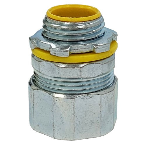 MORRIS 1 Inch Steel Straight Liquid Tight Connector Insulated (15203)