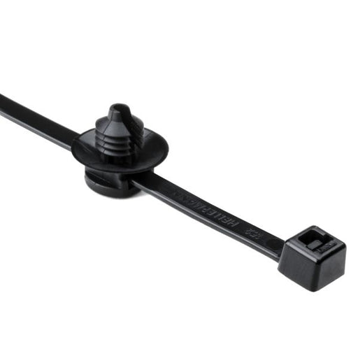 HellermannTyton 2-Piece Cable Tie/Fir Tree Mount 6.0 Inch Long .26 Inch 500 Per Package (156-00156)
