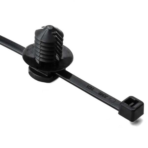 HellermannTyton 2-Piece Cable Tie/Fir Tree Mount 6.0 Inch Long .30 Inch 500 Per Package (156-00375)