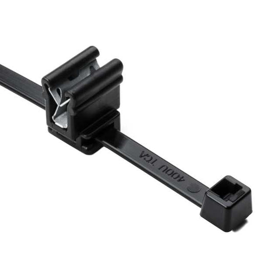 HellermannTyton 2-Piece Cable Tie And Edge Clip 8.0 Inch Long EC4A 1 500 Per Package (156-00539)