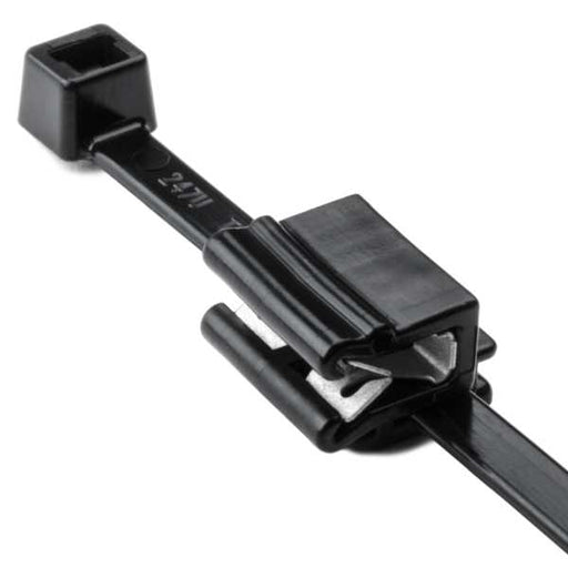 HellermannTyton 2-Piece Cable Tie And Edge Clip 8.0 Inch Long EC5B 1 500 Per Package (156-00540)