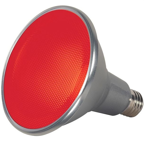 SATCO/NUVO 15PAR38/LED/40&#039;/RED/120V 15W PAR38 LED Red 40 Degree Beam Spread Medium Base 120V (S9480)