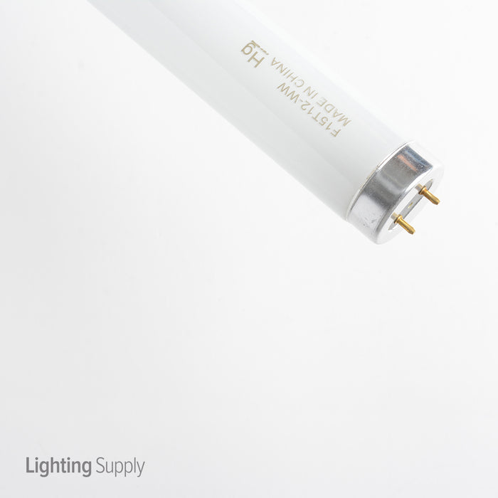 Standard 15W Fluorescent 18 Inch T12 Medium Bi-Pin Warm White 3000K 52 CRI (21542)