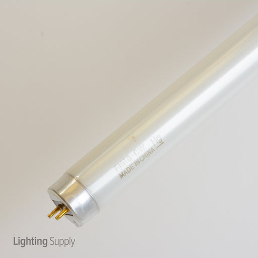Standard 15W T8 Medium Bi-Pin Shatter Coated Fluorescent 18 Inch 4100K Cool White Bulb (F15T8/CW/SRC)