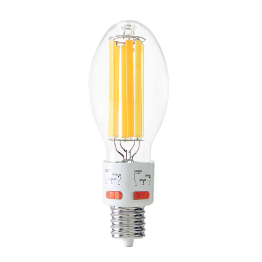 EIKO HIDF-PS25-8FCCT-U-EX39 LED HID Replacement Filament ED28 Lamp EX39 Base PowerSET/ColorSET 25W/20.5W/17W 3000K/4000K/5000K 80 CRI 120-277V Non-Dimmable (16333)