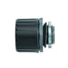 HellermannTyton Helaguard Non-Metallic Ultra Fitting Straight IP68 M40 Thread 42Mm Diameter PA66 Black (166-90799)