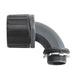 HellermannTyton Helaguard Non-Metallic Ultra Fitting 90 Degree Elbow IP68 M40 Thread 42Mm Diameter PA66 Black (166-90810)