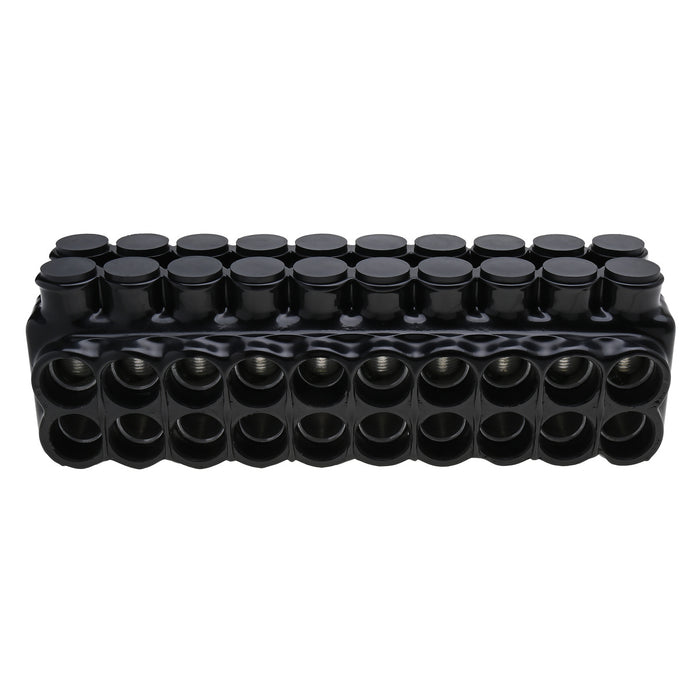 NSI 750Mcm-1/0 AWG Stacked Polaris Insulated Multi-Tap Connector 20-Port [Double Sided Entry] (IPLDS750-20)