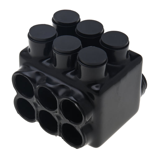 NSI 600 MCM - 6 AWG Stacked Polaris Insulated Multi-Tap Connector 6-Port [Double Sided Entry] (IPLDS600-6)