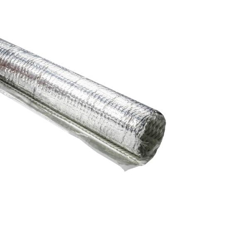 HellermannTyton Braided Wrap Aluminum Laminated Fiberglass 4 Foot Long Stick .25 Inch With Aluminum Foil Silver 50 Per Box (170-03190)