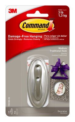 3M - 80642 Command Traditional Medium Hook 17051Bn-Es (7010301617)