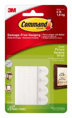 3M - 83027 Command Small Picture Hanging Strips 17202Es (7000038170)