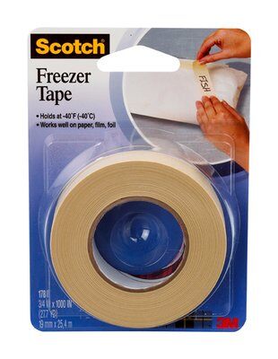 3M - 01035 Scotch Freezer Tape Ft-1-3/4 Inch X 1000 Inch 12 Rolls/Deal (7000052425)