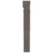 Leviton Power Pedestal 1-Gang Direct Bury Lockable Flush Hinge Top 42 Inch Bronze (1BH42-Z)