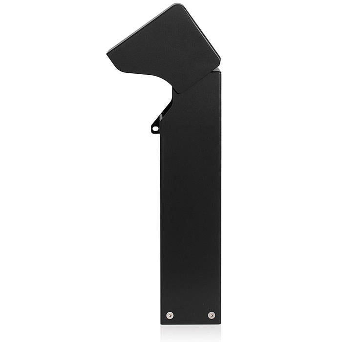 Leviton Power Pedestal Kit 1-Gang 20A GFCI Surface Mount Lockable Flush Hinged Top 18 Inch Black (1PF18-1E)