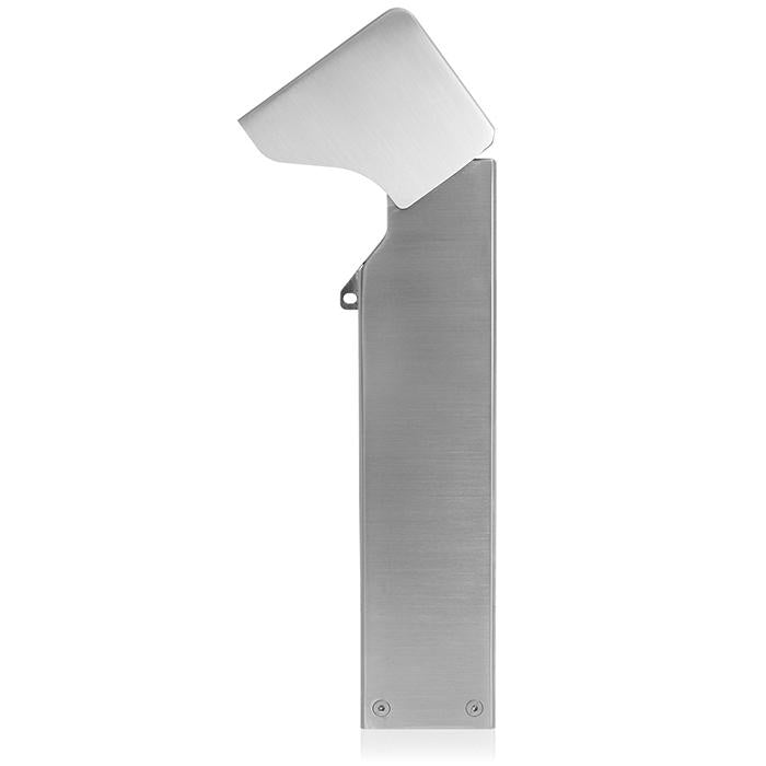 Leviton Power Pedestal Kit 1-Gang 20A GFCI Surface Mount Lockable Flush Hinged Top 18 Inch Brushed Stainless Steel (1PF18-1S)