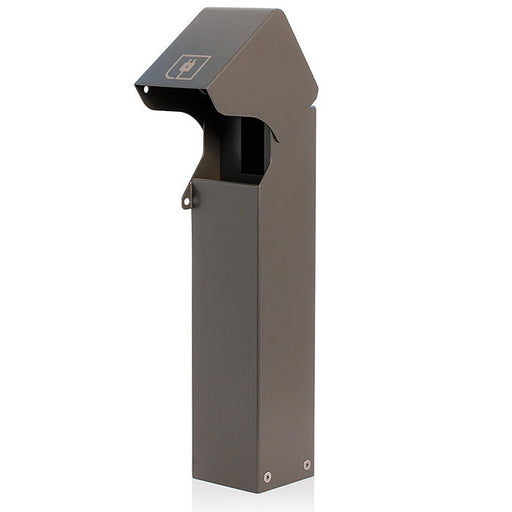 Leviton Power Pedestal 1-Gang Surface Mount Lockable Flush Hinge Top 18 Inch Bronze (1PF18-Z)