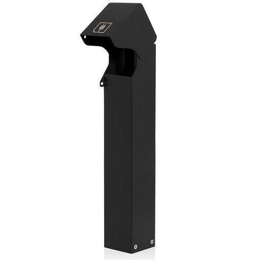 Leviton Power Pedestal 1-Gang Surface Mount Lockable Flush Hinge Top 24 Inch Black (1PF24-E)