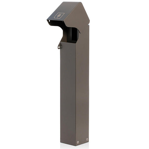 Leviton Power Pedestal 1-Gang Surface Mount Lockable Flush Hinge Top 24 Inch Bronze (1PF24-Z)