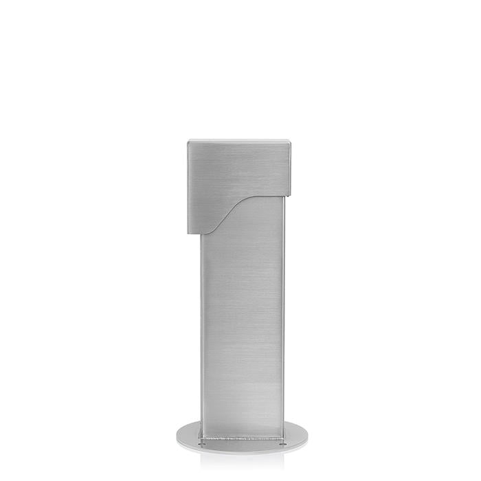 Leviton Power Pedestal Kit 1-Gang 20A GFCI Surface Mount Lockable Hinged Top 18 Inch Brushed Stainless Steel (1PH18-1S)