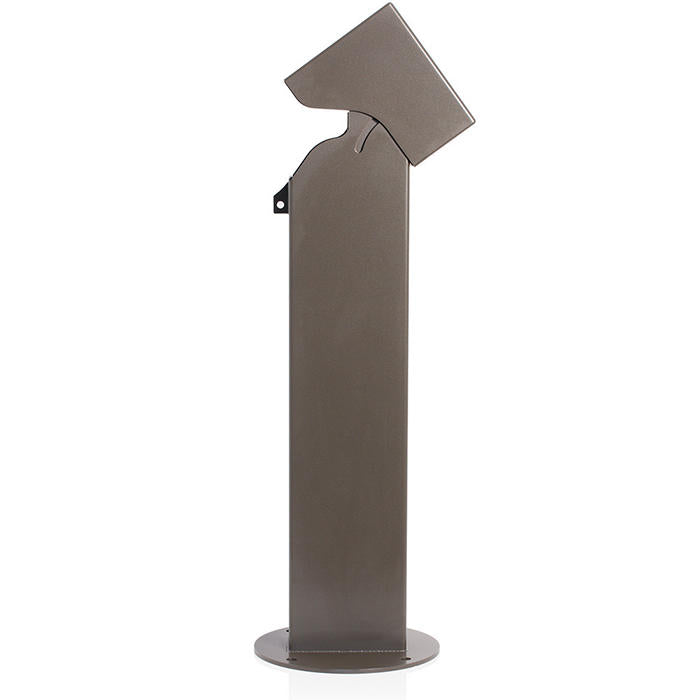 Leviton Power Pedestal 1-Gang Surface Mount Lockable Flush Hinge Top 24 Inch Bronze (1PH24-Z)