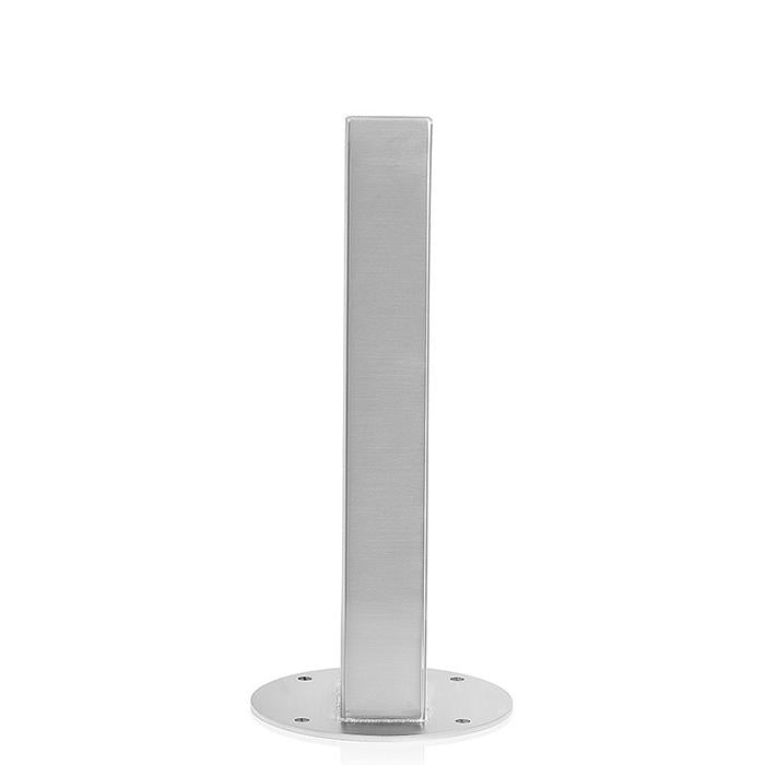 Leviton Power Pedestal 1-Gang Surface Mount Standard No Hinge Top 18 Inch Brushed Stainless Steel (1PS18-S)