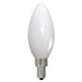 Bulbrite LED6B11/30K/FIL/M/3 6.5W LED B11 Filament Bulb E12 Base 3000K 750Lm 120V 90 CRI 320 Degree Beam Angle Dimmable Milky (776988)