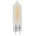 Bulbrite LED2GY6/30K/12/W/F/D 1.8W LED T5 Tube GY6.35 Base 3000K 140Lm 12V 90 CRI 320 Degree Beam Angle Dimmable Frost (770656)