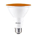 Bulbrite LED15PAR38/FL/AMB/D 15W LED PAR38 Bulb Medium E26 Base 120V 110 Degree Beam Angle Dimmable Amber (772501)