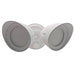 Bulbrite LED24SEC/2RHWH/40K 24W LED Security Light 2-Head 4000K 2200Lm 80 CRI 120V Non-Dimmable Aluminum White (773700)