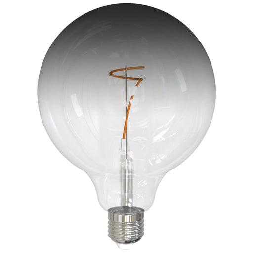 Bulbrite LED4G40/30K/FIL/GRAD/SMK 4.5W LED G40 Filament Bulb E26 Base 3000K 200Lm 120V 80 CRI 320 Degree Beam Angle Dimmable Clear/Smoke (776997)