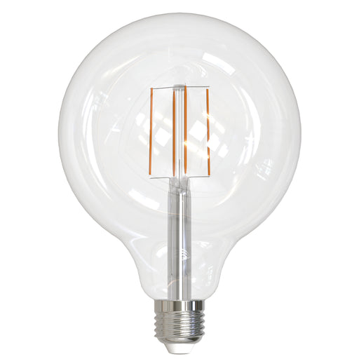 Bulbrite LED8G40/50K/FIL/3 8.5W LED G40 Filament Bulb E26 Base 5000K 800Lm 120V 90 CRI 320 Degree Beam Angle Dimmable Clear (776983)