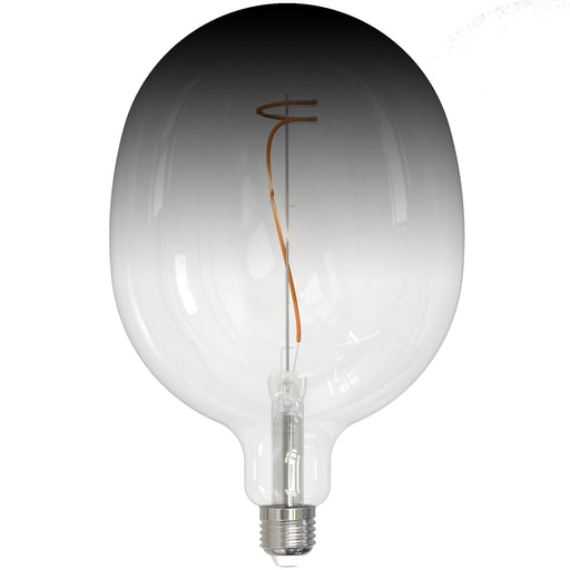Bulbrite LED4C53/30K/FIL/GRAD/SMK 4.5W LED C53 Filament Bulb E26 Base 3000K 200Lm 120V 80 CRI 320 Degree Beam Angle Dimmable Clear/Smoke (776321)